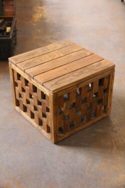 Wooden coffee table