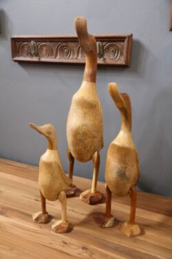 Wooden ducks set of 3