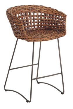 PLATINA BROWN BAR STOOL
