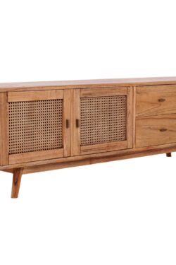 Sideboard with birdeye webbing