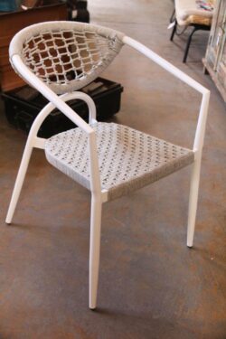 Aluminum rope chair
