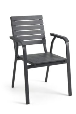 ALUMINIUM WITH PLASTIC SLATS CHAIR