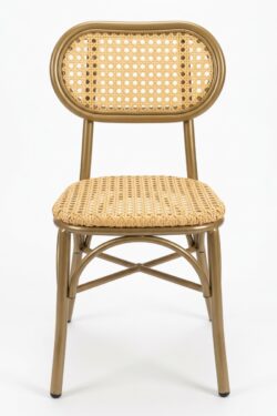 ALUMINIUM CHAIR BROWN